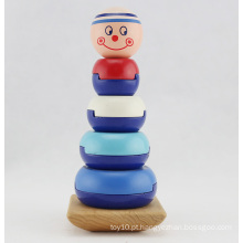 Brilhante Basics de Madeira Rock-a-Stack Stacker Brinquedo